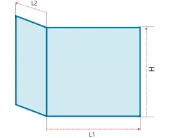 Verre vitrocéramique prismatique pour TULIKIVI - Lasi - Ref PCV-113345-PP35