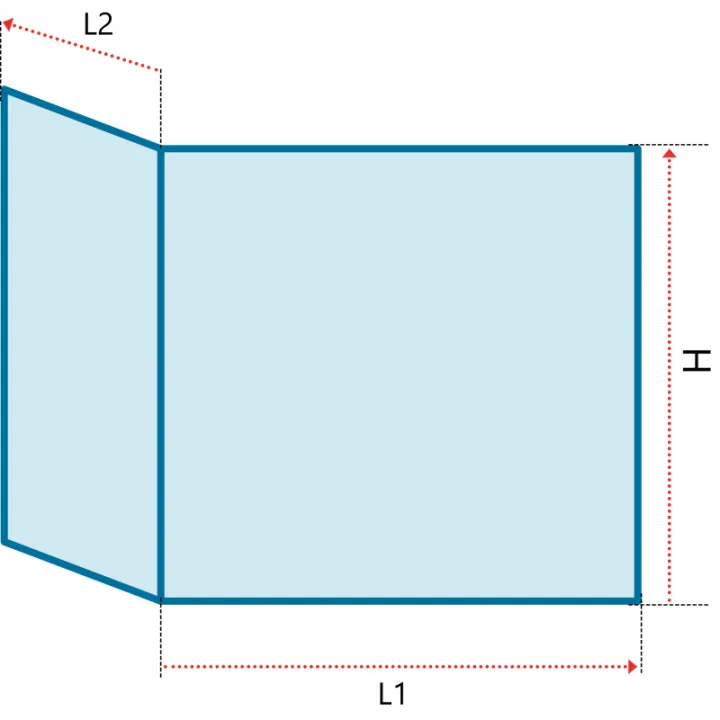 Verre vitrocéramique prismatique pour SUPRA - Canada 3  - Ref PCV-150339-PP27