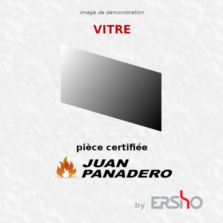 Vitre  pour poele à bois Panadero Suerte