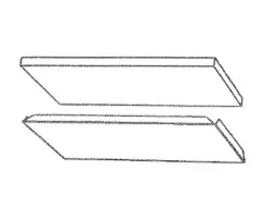 Déflecteur 30x140x400 uni BNr 010A 0000 161 - Olsberg