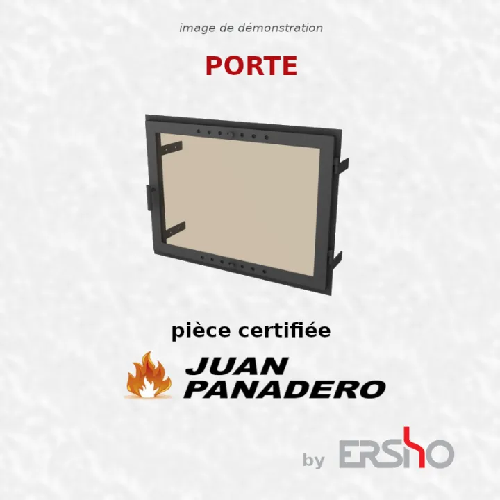 Porte complète  pour poele à bois Panadero Alaska - Ersho