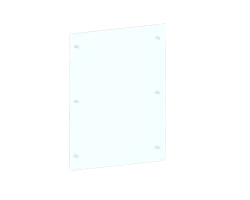 Protection Murale Verre 800X1200 Et Entretoises - Ref DN-027.PMV1