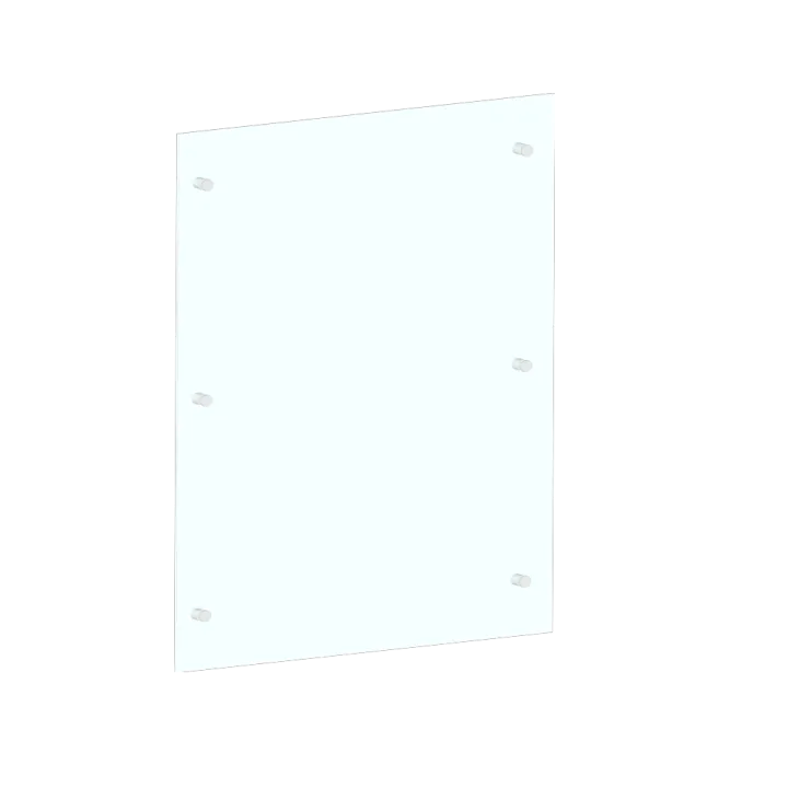 Protection Murale Verre 800X1200 Et Entretoises - Ref DN-027.PMV1