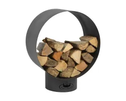 Stockage pour bois, rond