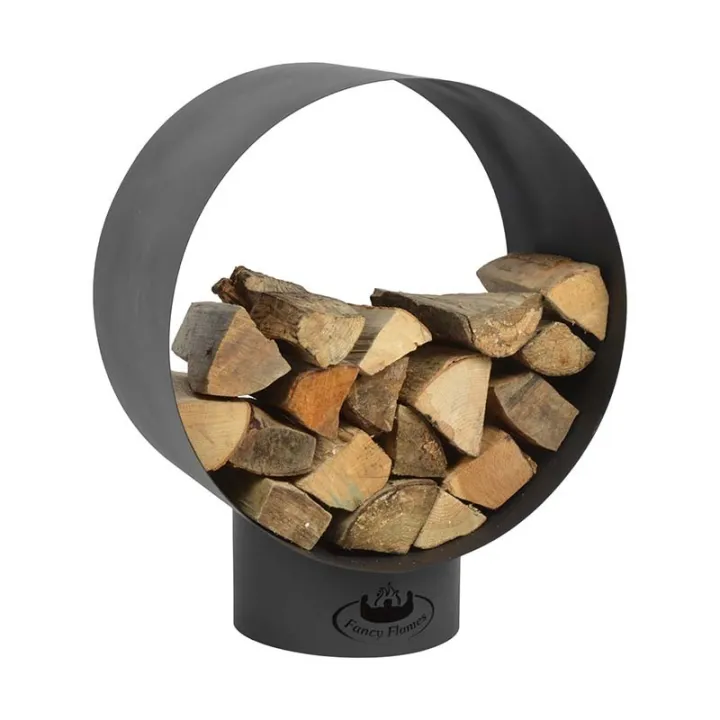 Stockage pour bois, rond