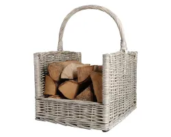 Panier pour bûches Gris