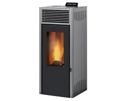 Poele Nola Etanche 8Kw Gris