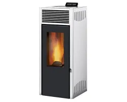 Poele Nola Etanche 8Kw Blanc