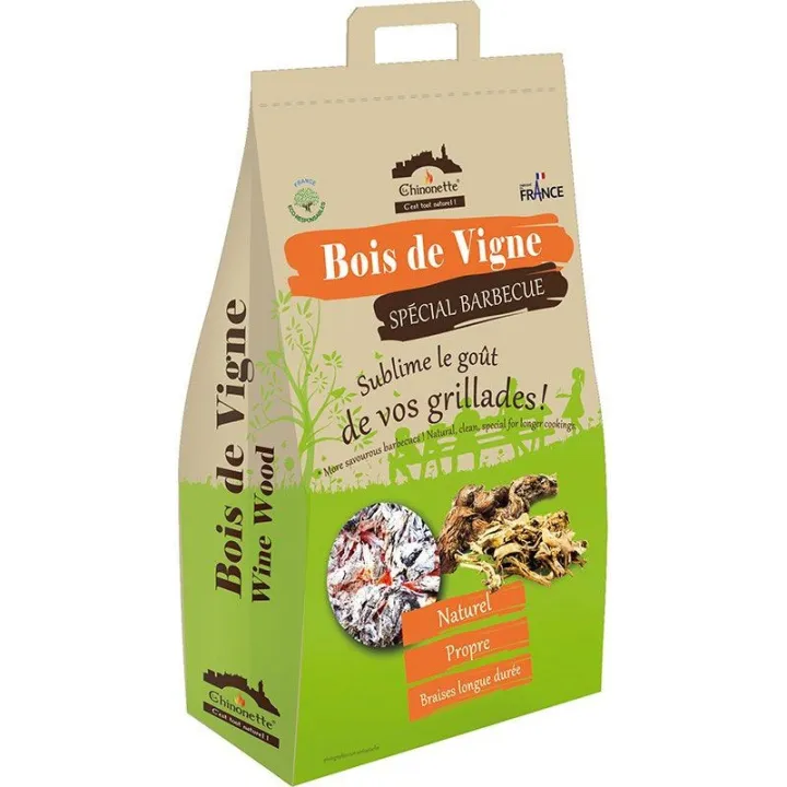 Allume feu naturel au bois de vigne pour barbecue - cuisson longue durée - Ersho