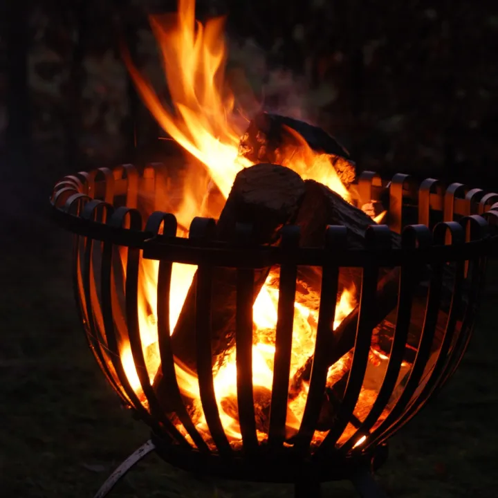 Brasero de jardin Tulipe - Panier à feu - Chauffe terrasse - Ersho