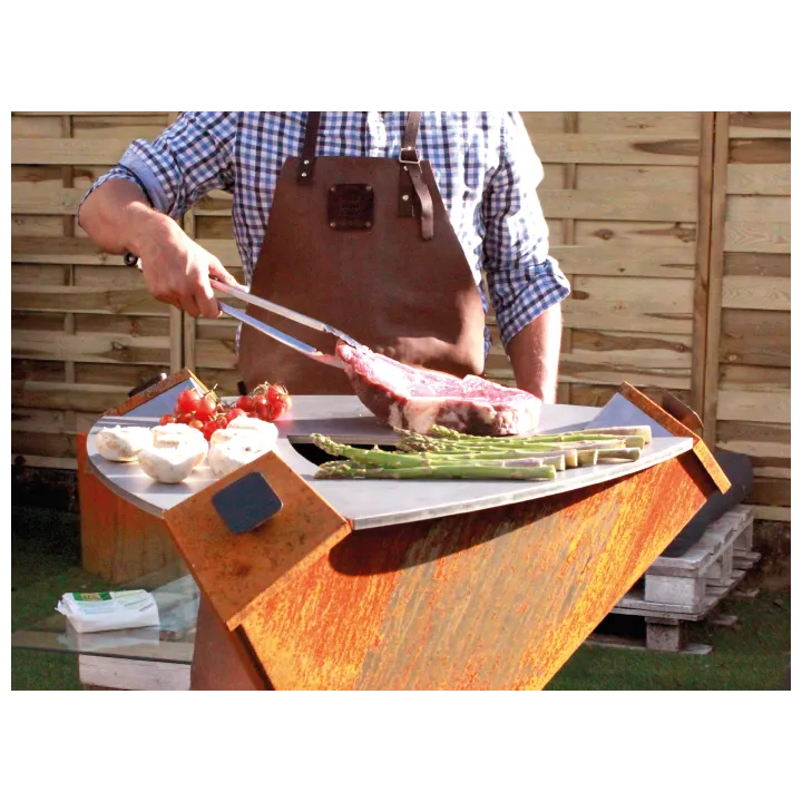 Plancha au feu de bois origine - grillades et barbecue - Ersho