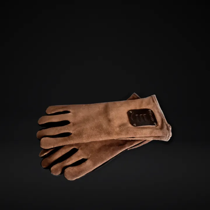 Gants de barbecue anti chaleur en cuir véritable - Ersho