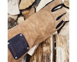 Gants de barbecue anti chaleur en cuir véritable - Ersho