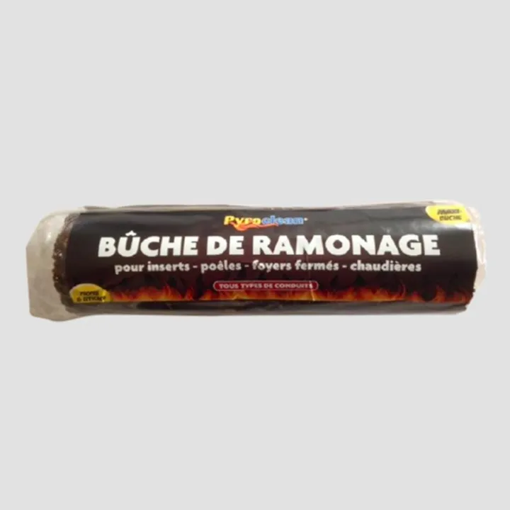 Bûche de ramonage petit modèle pour nettoyer les conduits de cheminée - Ersho