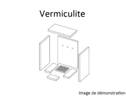 Kit de vermiculite complet pour poele à bois Oranier Atrium 7