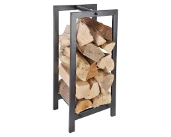 Rangement à bois en acier pour buches de 40 à 50 cm - Ersho