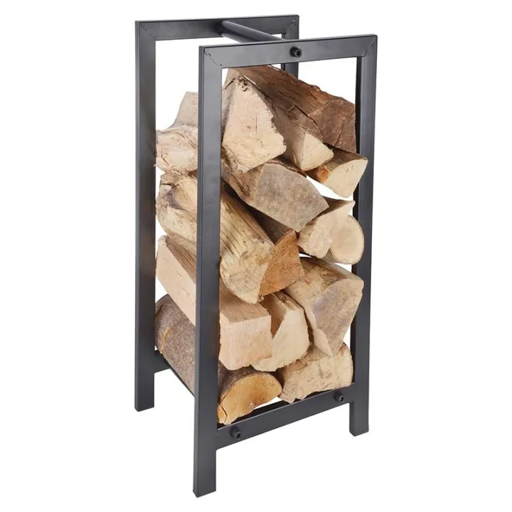 Rangement à bois en acier pour buches de 40 à 50 cm - Ersho