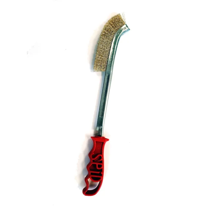 Brosse métal laiton avec long manche - Ersho