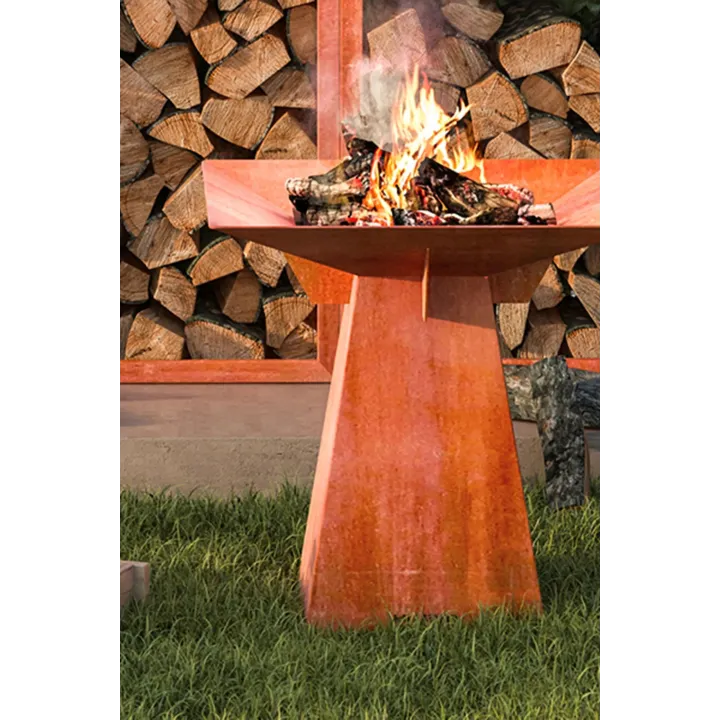 Brasero en acier corten Fuego VULX - Ersho