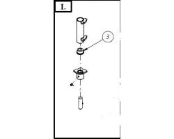 Pièce d'écartement pour volet de réglage chambre de combustion pour le poêle Fireplace Samba