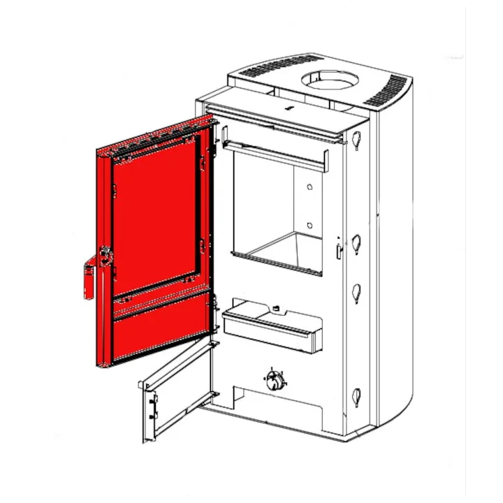 Porte de chambre de combustion pour le poêle Fireplace Madrid SP K3720
