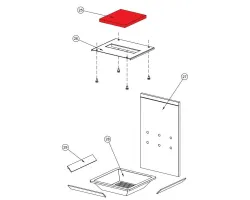 Déflecteur B pour le poêle Fireplace Memphis K1612