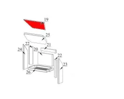 Déflecteur haut pour le poêle Fireplace Adelaide