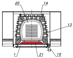 Grille verticale pour le poêle Fireplace Venezia