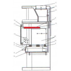 Déflecteur pour le poêle Fireplace Mallorca C