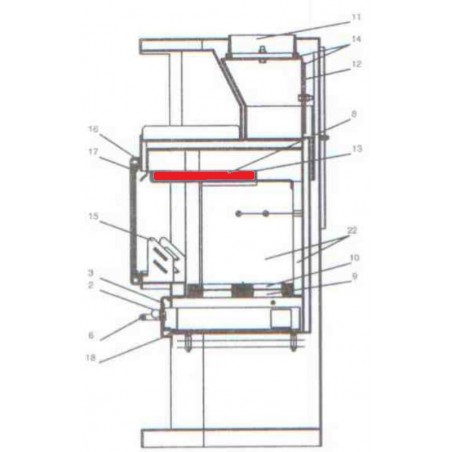 Déflecteur pour le poêle Fireplace Mallorca C