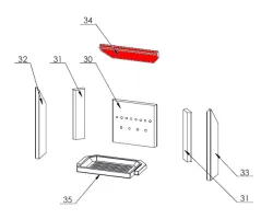 Déflecteur pour le poêle Fireplace Trondol