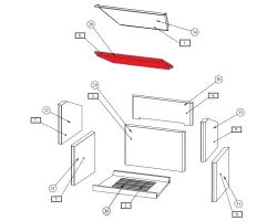 Déflecteur pour le poêle Fireplace Allegro