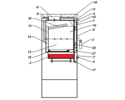 Cendrier pour le poêle Fireplace Kasimir