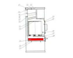 Cendrier pour le poêle Fireplace Neapel