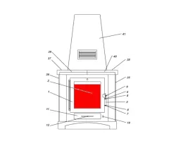 Vitre pour le poêle Fireplace Carrara