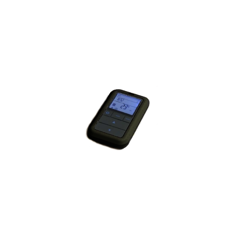 Télécommande noire 434,5MHZ - Fonctionne à partir de 0 à 3 Ventilateurs - Ref 41451301203 - MCZ