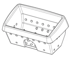 Brasero en fonte - Ref 41301502400V - MCZ