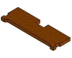 Déflecteur en vermiculite - Ref 41151403200 - MCZ