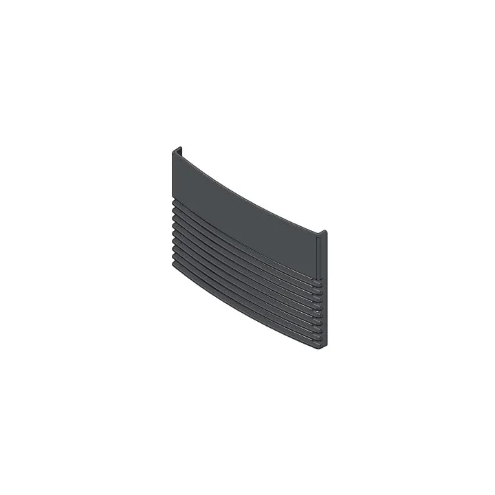 Grille de sortie air chaud en fonte - Ref 413008011V - MCZ