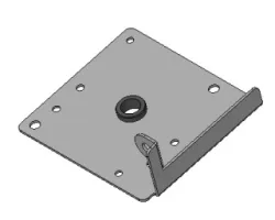 Base de la vis sans fin avec douille - Ref 41401447350 - MCZ