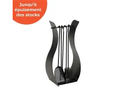 Serviteur Suspendu LYRE Noir givré - Dix Neuf