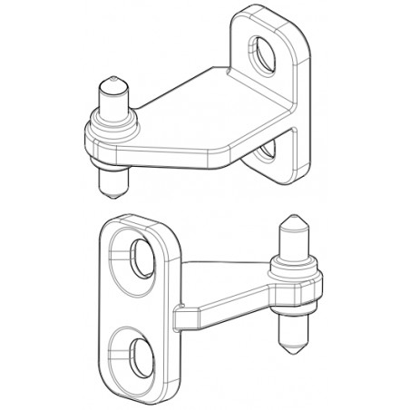 Charnière de porte - Ref 41202006990 - MCZ