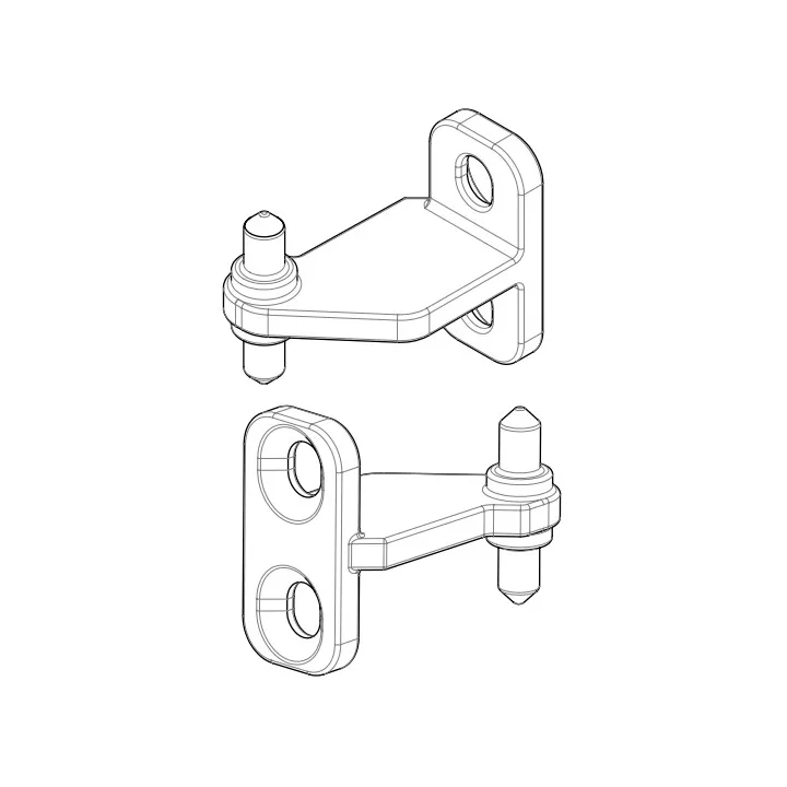 Charnière de porte - Ref 41202006990 - MCZ