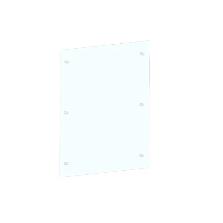 Lot De 2 Protections Murales Verre 800X1200  pour cheminées et poeles à bois - Ersho