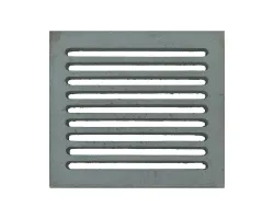 Grille en fonte 22,5 x 25,5 x 1,2 cm