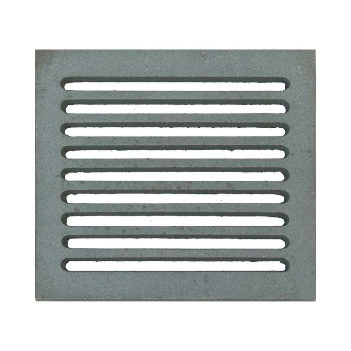 Grille en fonte 22,5 x 25,5 x 1,2 cm