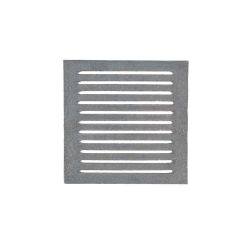 Grille en fonte 23,5 x 23,5 cm