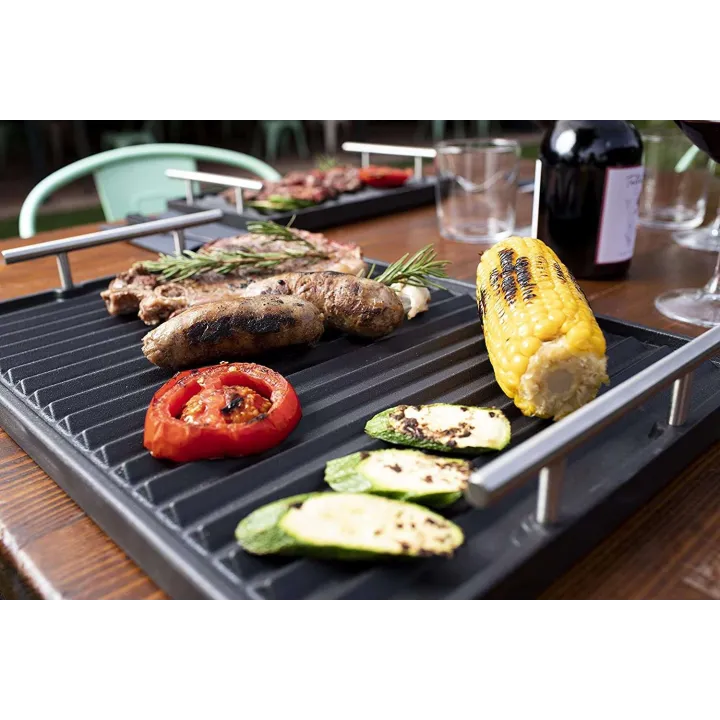 Grille barbecue ondulé  43 x 30 x 2,1 h cm