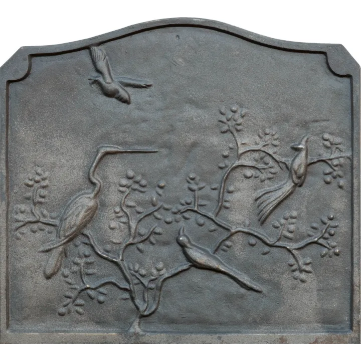 Plaque en fonte Oiseaux 53 x 49 h x 1 cm