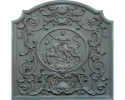 Plaque en fonte Demoiselle 80 x 80 h x 2 cm